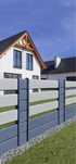 Gard decorativ placi și stalpi diferite modele stoc