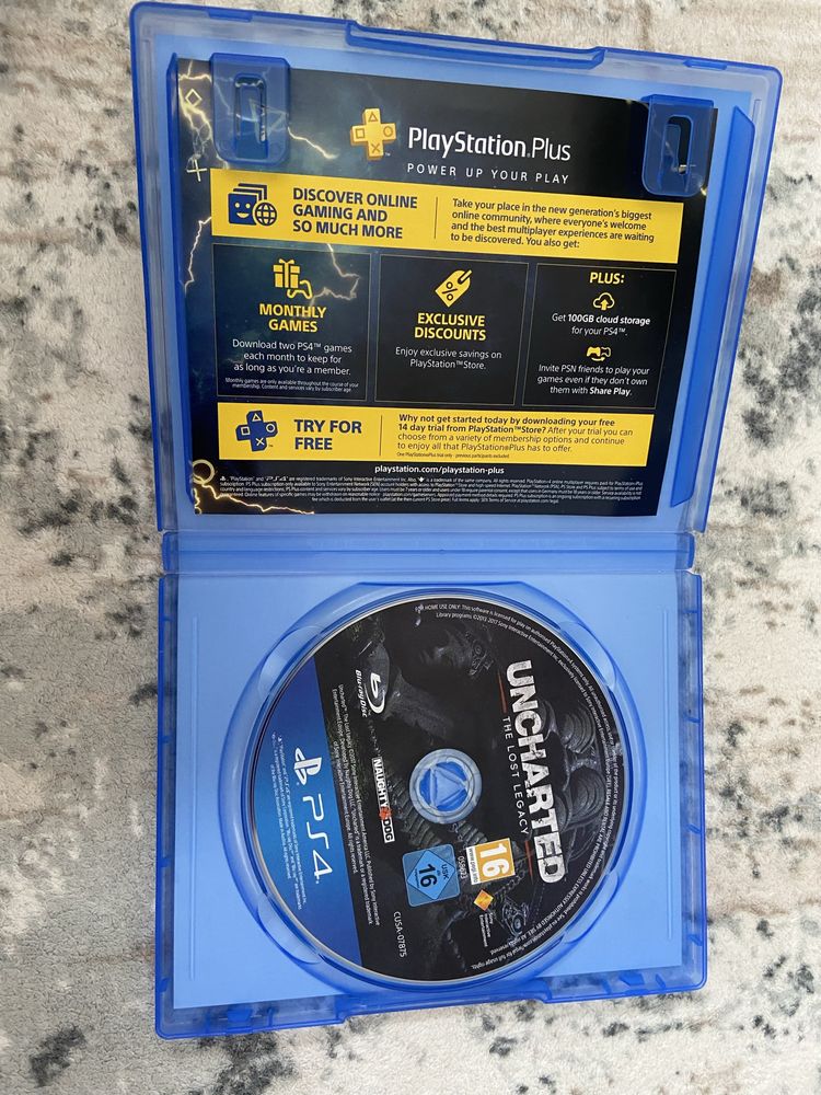 Игра за ps4 UNCHARTED