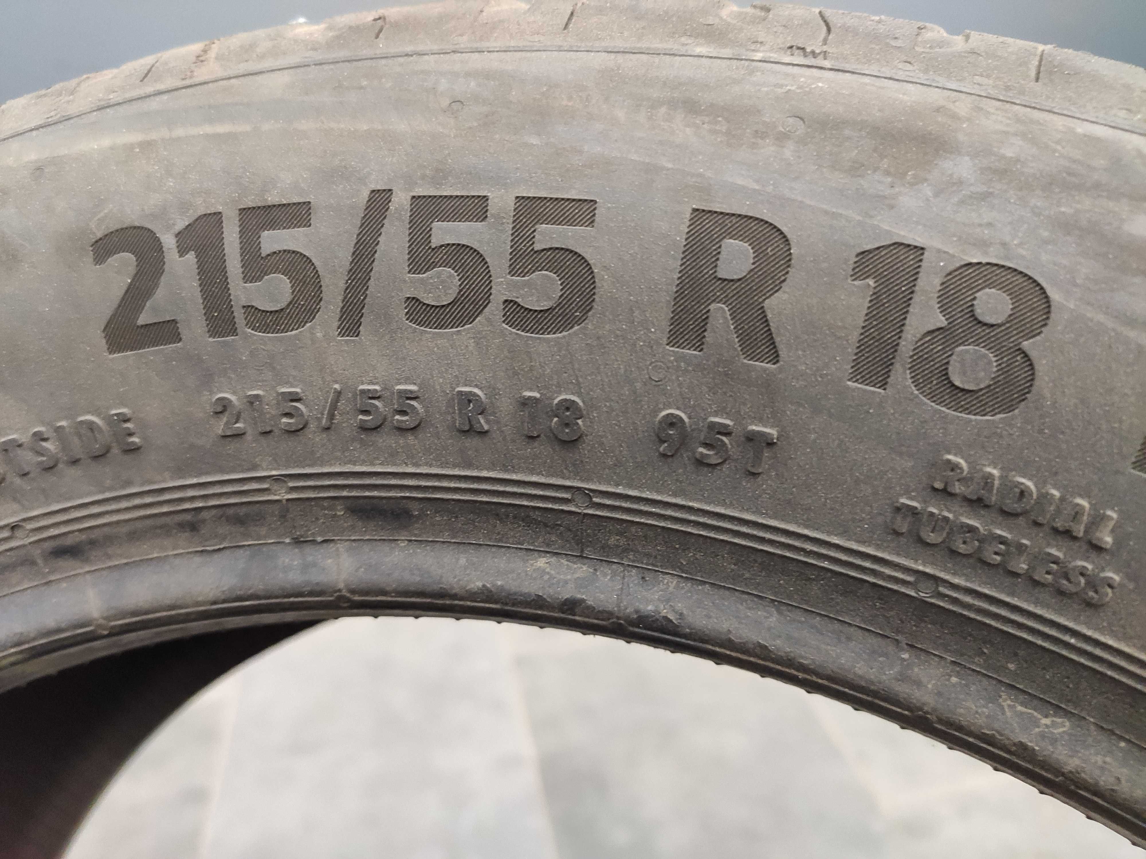 1бр Лятна гума 215 55 18 - Continental