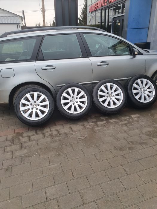 Jante aliaj originale cu anvelope de iarnă vw sau audi