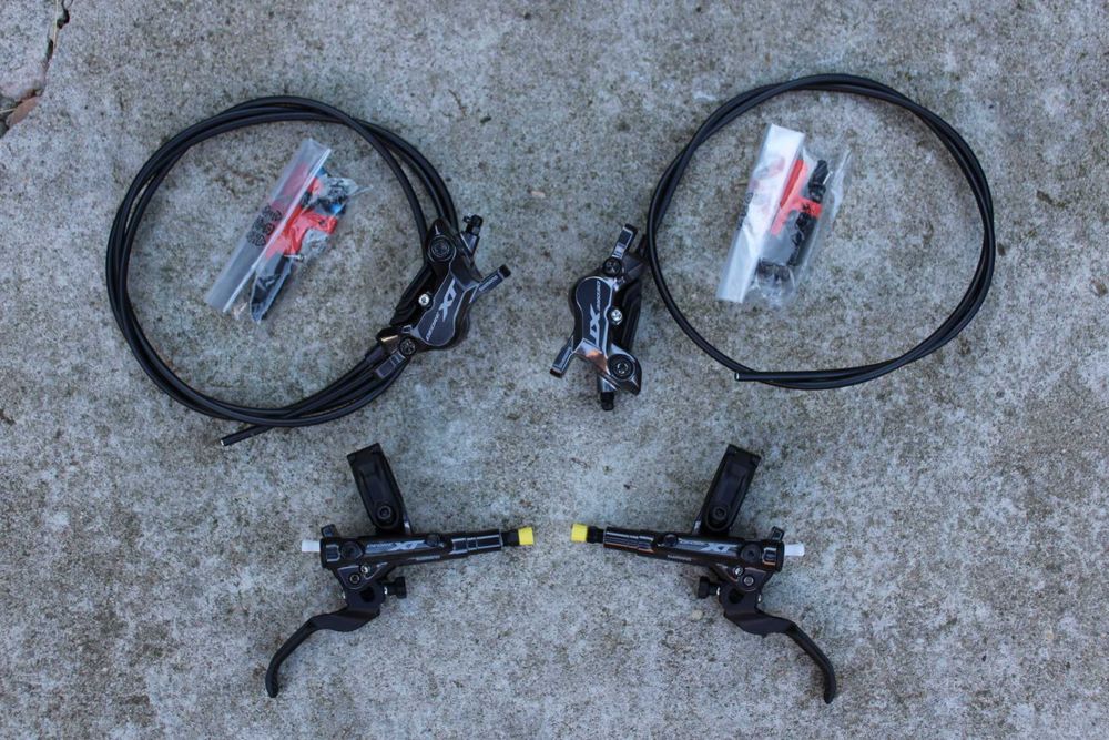 Shimano XT BR-M8120-B J-Kit set complet - 4 piston - placute metalice