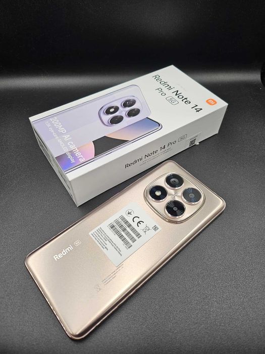 Hope Amanet P5-Redmi Note 14 PRO 5G, Sand Gold, 256GB/8GB, NOU !