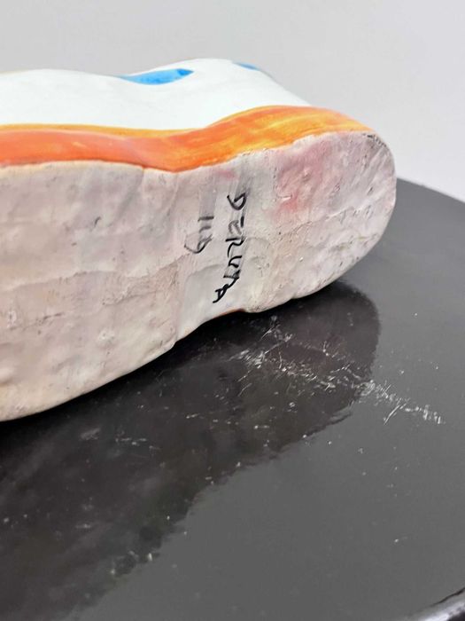 Set 5 bibelouri bibelou sub forma de pantofi ceramica DERUTA Italia