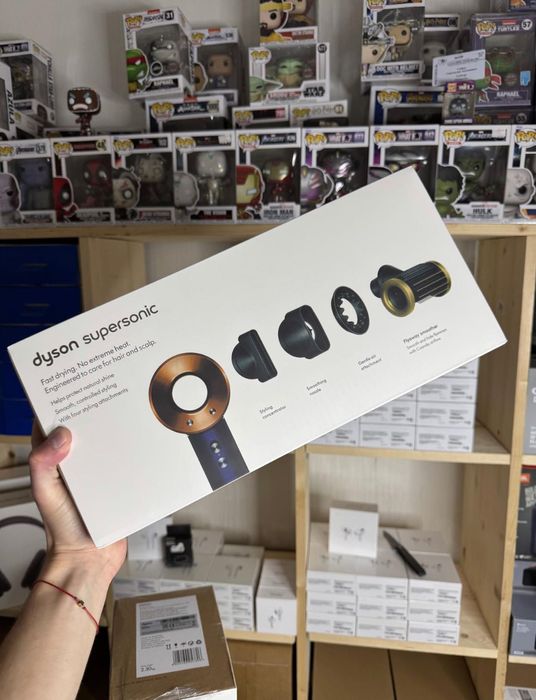 Dyson в новом цвете Rich Cooper Фен-Стайлер Мощный Новый с насадками