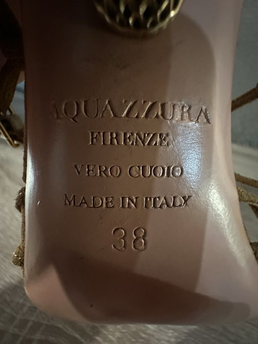 Sandale cu toc Aquazzuro