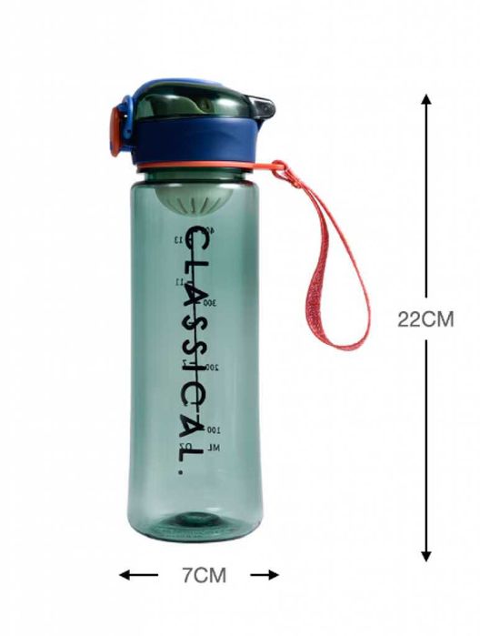 Модерна и практична бутилка за вода CLASSICAL 500мл