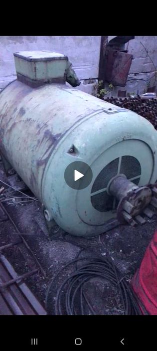 Электродвигатель мощный (ГДР) Рабочий 3 тонны