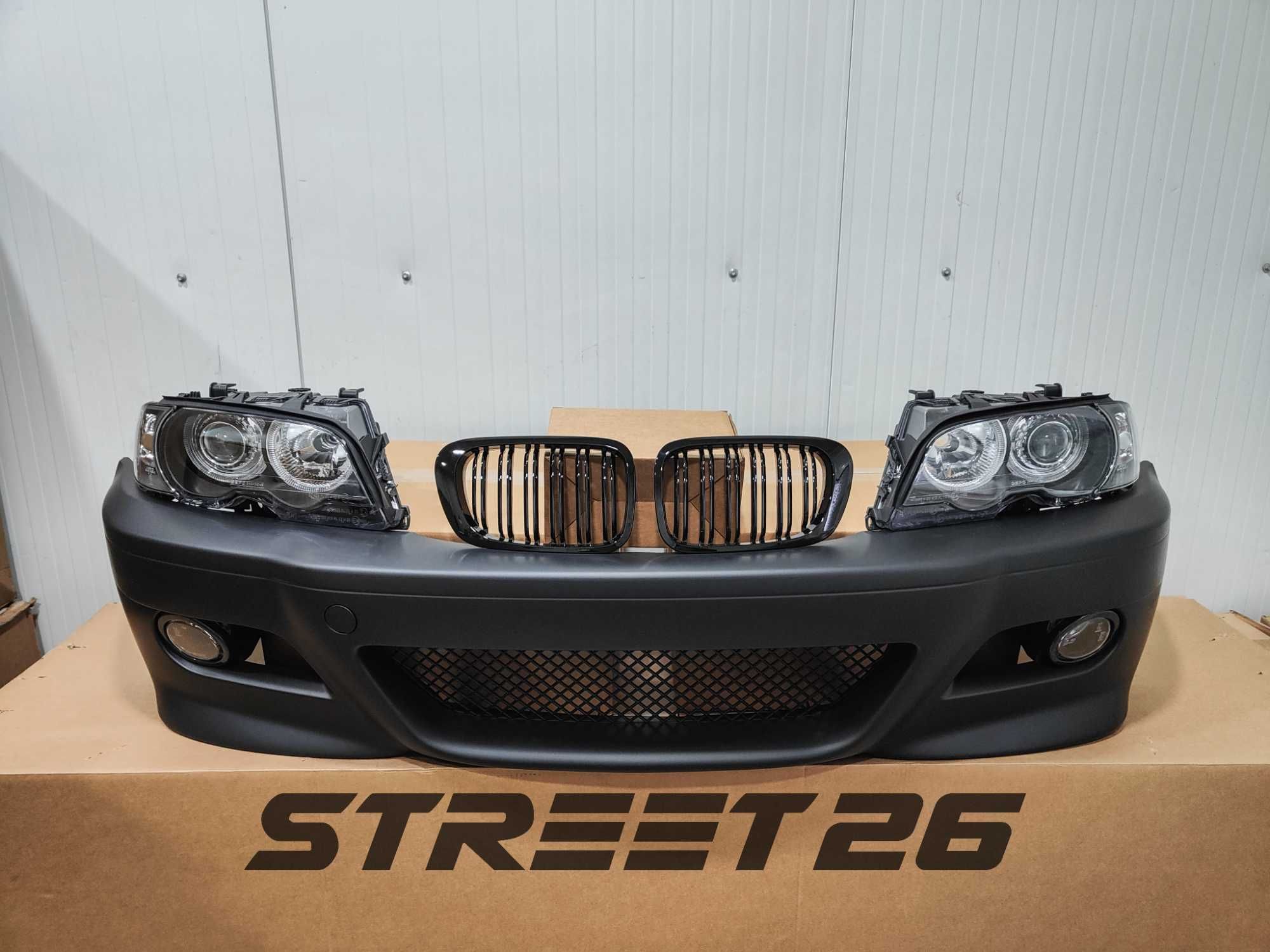Pachet Bara Fata M3 BMW E46 COUPE NFL (1999-2003) si faruri Angel Eyes