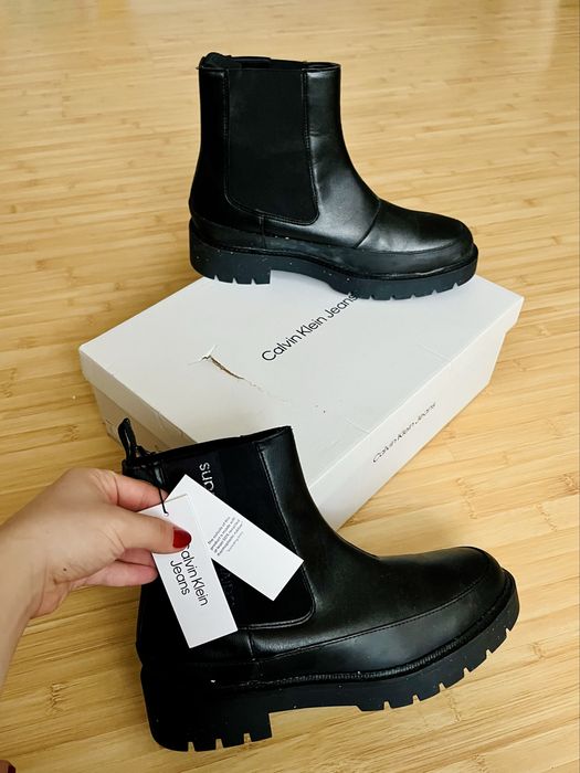 Ghete Calvin Klein Combat Mid Chelsea Boot