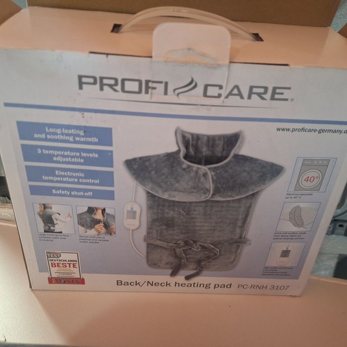 Електрически затоплящ нагревател за врат, рамене и гръб подходящ при р