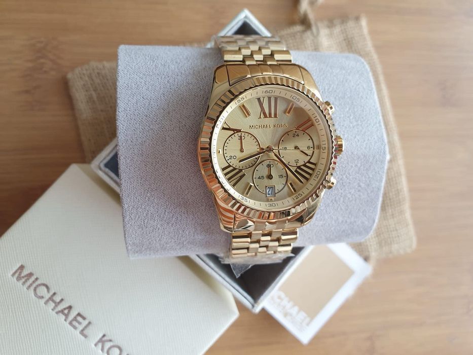 Ceas Michael Kors dama Colectia Lexington Gold