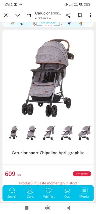 Carucior sport Chipolino folosit