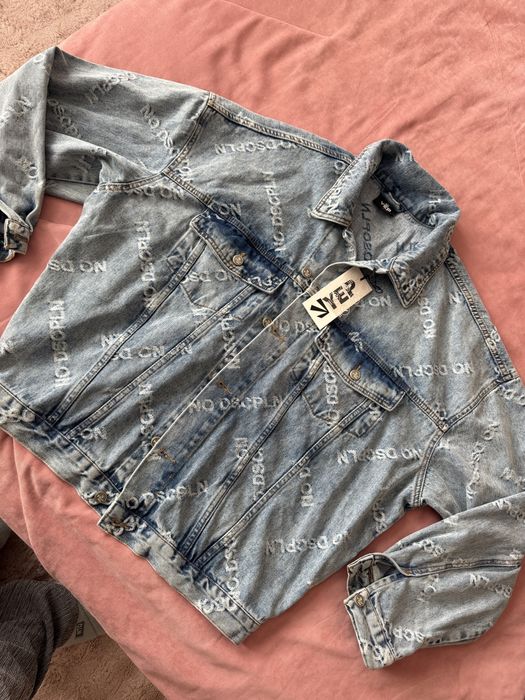 Дамско дънково яке ново