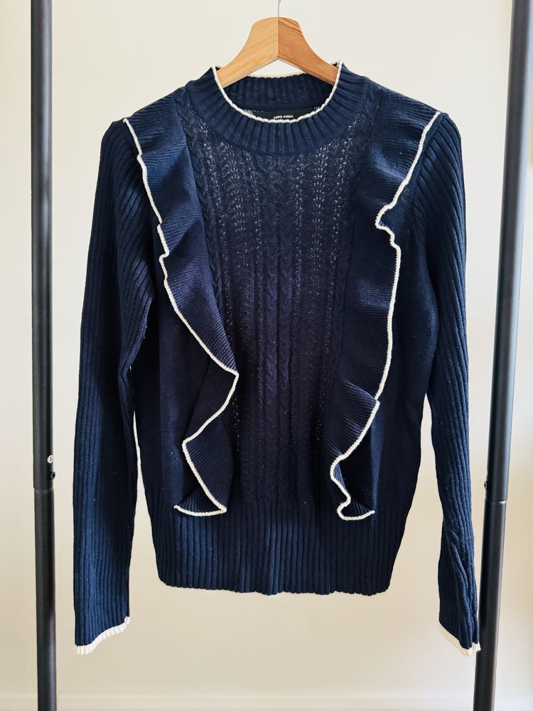 Vero Moda ефектен тънък пуловер