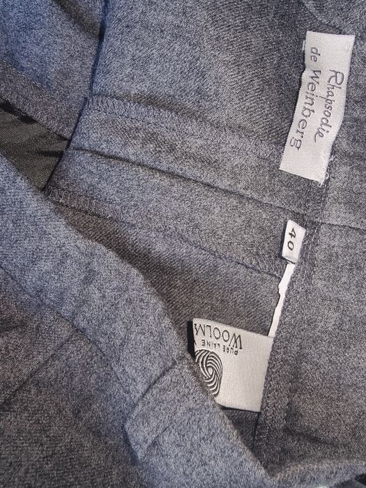 Pantaloni de stofă din lână 100%