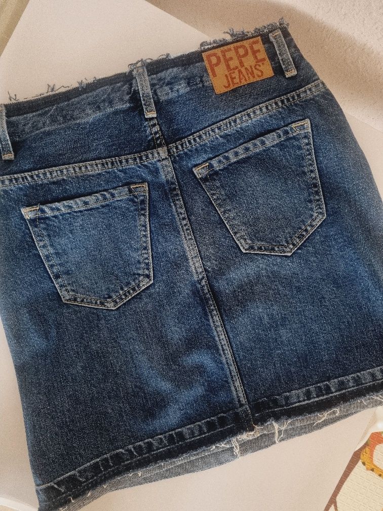 Оригинална дънкова пола pepe jeans