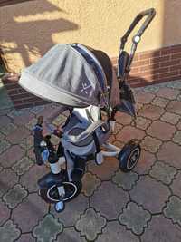 Tricicleta si Carucior pentru copii Premium TRIKE FIX V3 culoare Gri