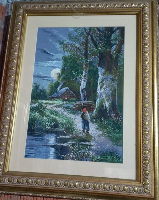 Vând tablouri goblen ,cusute manual!