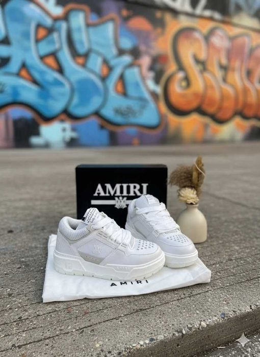 Adidasi AMIRI MA 1 White - Adidasi Unisex Full Box Premium