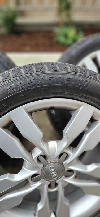 Зимни гуми + Джанти АУДИ, 17 цола
