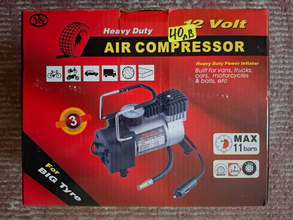 Продавам нов компресор за гуми