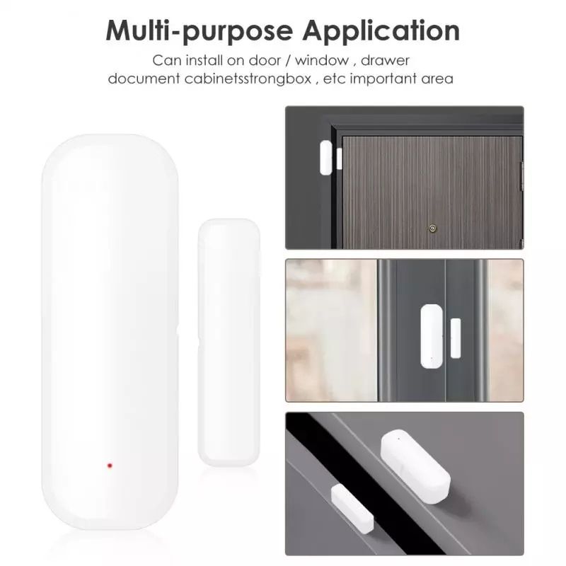Tuya/Smart Life WiFi или Zigbee сензор за врата/прозорец/шкаф/сейф