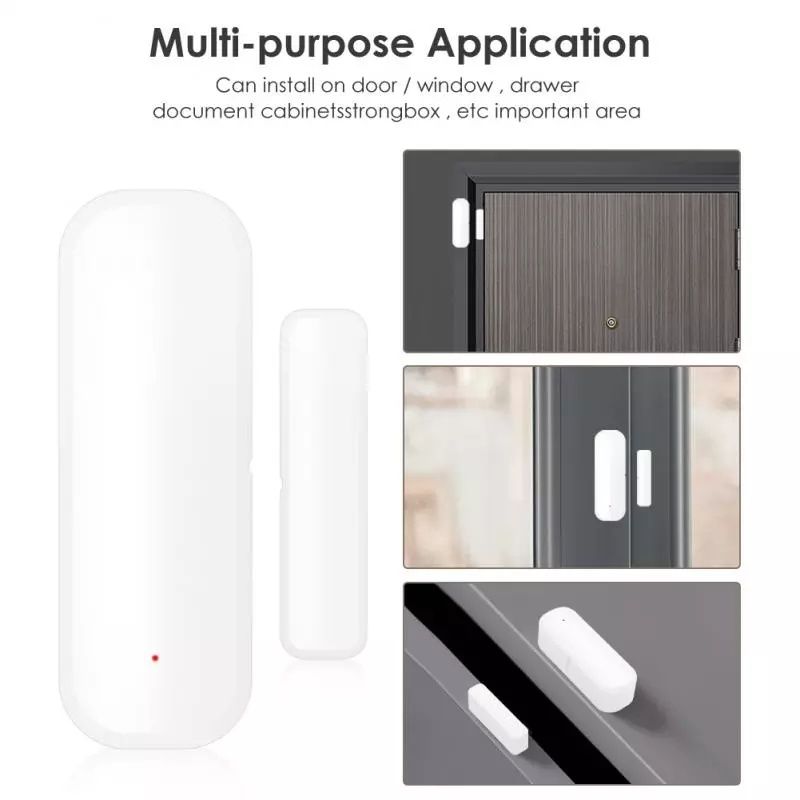 Tuya Smart WiFi или Zigbee сензор за врата/прозорец/шкаф/сейф