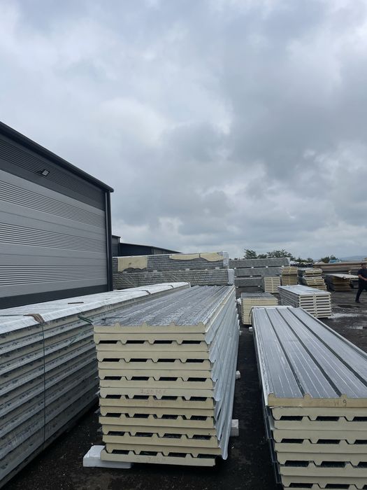 Depozit Panouri Sandwich Stoc permanent Gri antracit