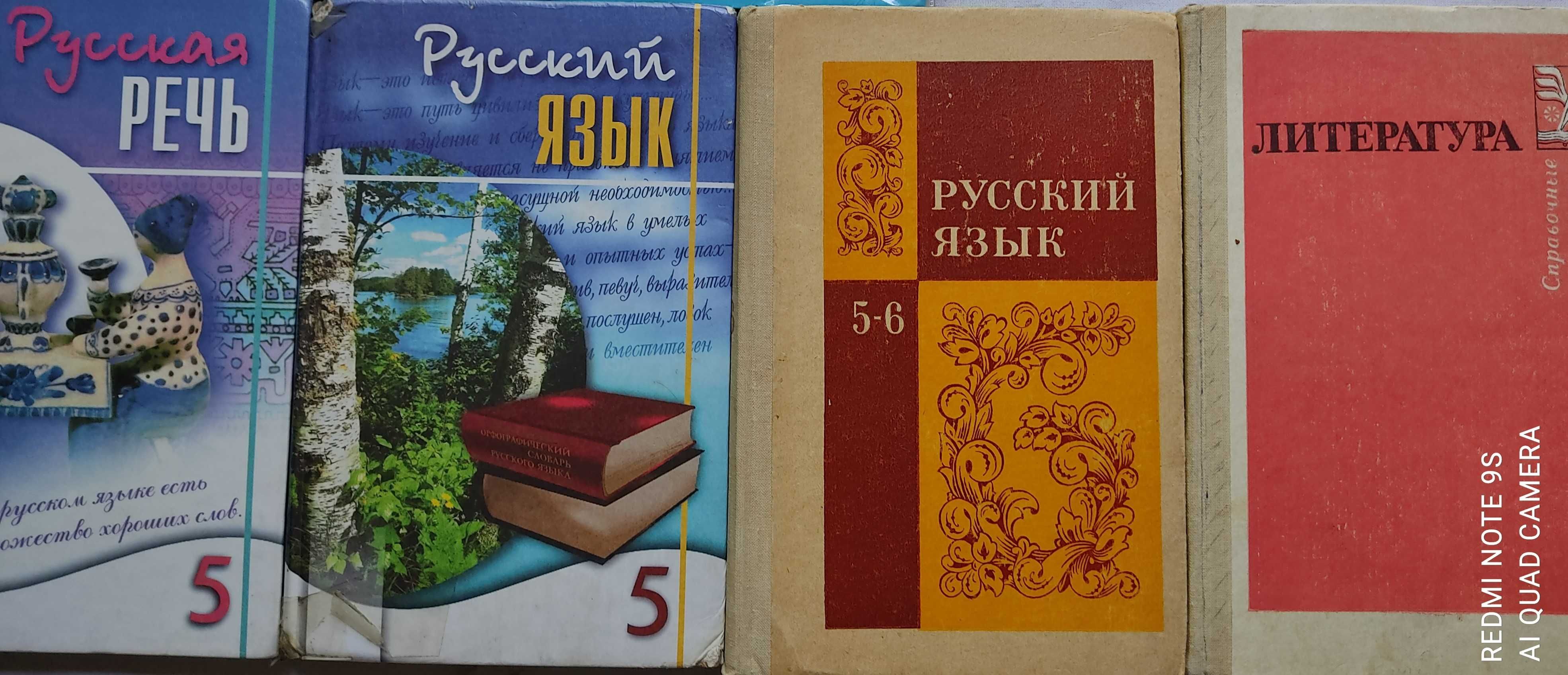 Учебники по русскому языку и литературы