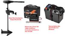 Motor Electric Minn Kota Endura Max 45 lbs, cu baterie LiFePO4 100Ah
