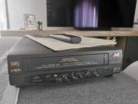 VCR VHS Video recorder JVC + telecomanda + manual