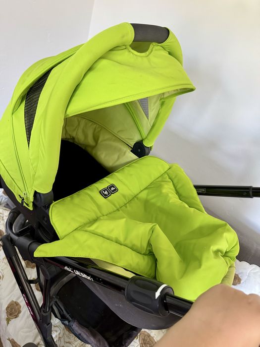 Бебешка количка 2в1 Abc disign mamba lime