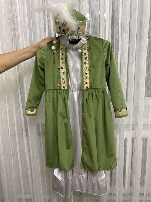 Платье с тюбетейкой на 7-8 лет