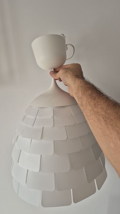 Lustra IKEA  alba 42 cm