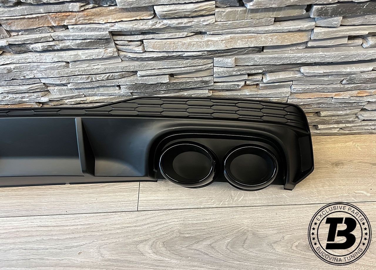 Difuzor Bara Spate cu Ornamente compatibil cu Audi A7 C8 S7 Design