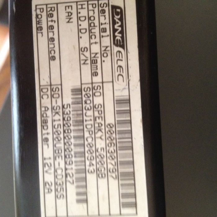 Dane-Elec SO-Speaky 500 gb