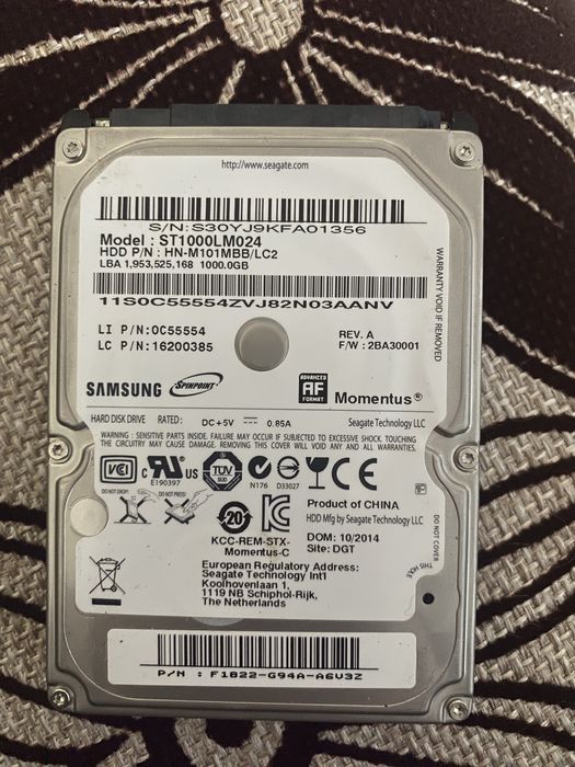 Продам жесткий диск