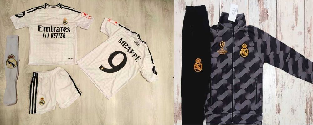 Реал Мадрид Мбапе 9 Ново + Анцуг Реал Мадрид + Чорапи Детско 2025 135