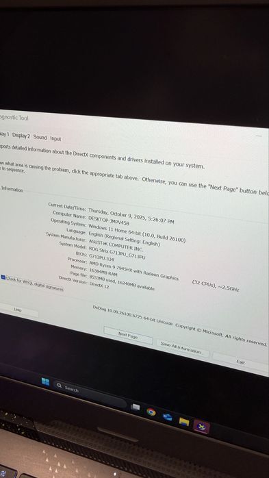 Asus ROG Strix G17 G713PU WQHD 240Hz Ryzen 9 7945HX RTX4050