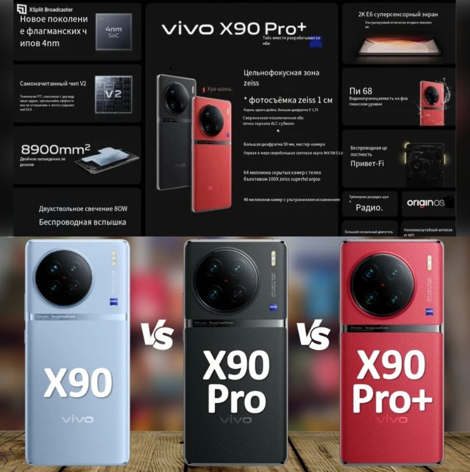 Продам камерафон Vivo X90 Pro+ plus