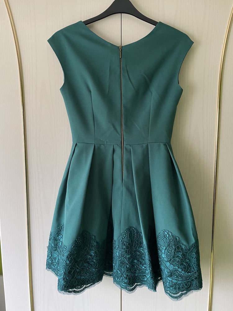 Rochie eleganta de seara - verde smarald