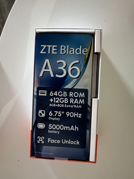 Zte blade a36 новый запечатанный