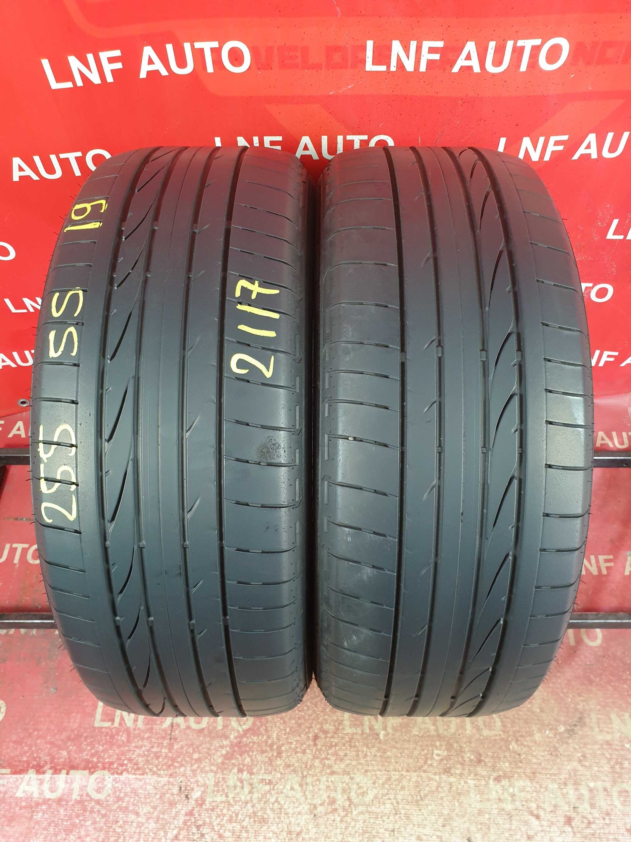 Anvelope de VARA - 255/55/19 - BRIDGESTONE - 5.37 MM - DOT 2017 !