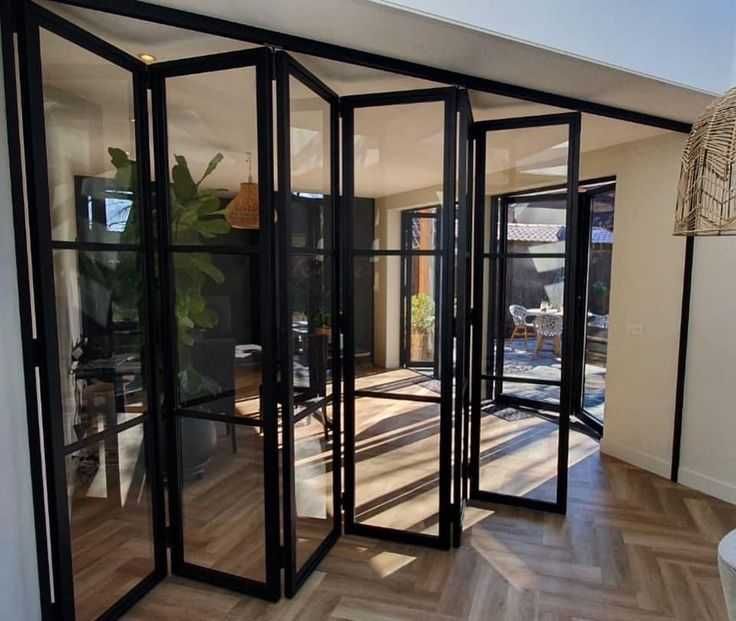 Лофт перегородки и раздвижные двери.