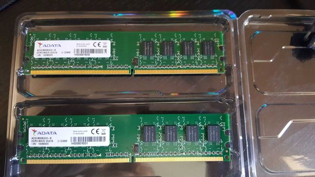 Memorii ram 2 X 2GB DDR2 800 MHz  AD2U800B2G5-B