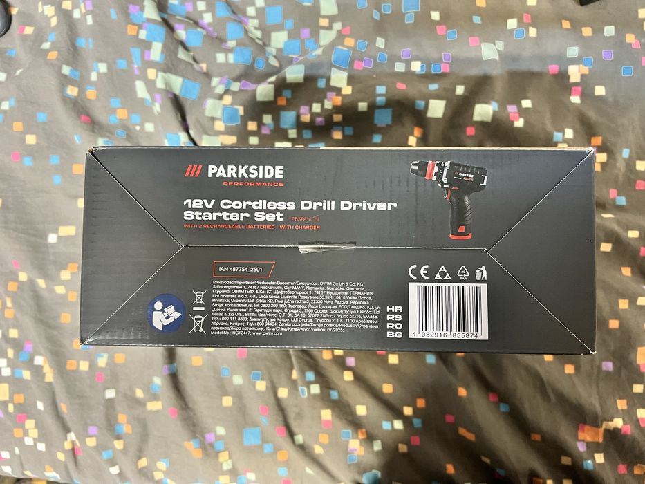 Mașina de găurit Parkside Performance cu garanție 5 ani si accesorii