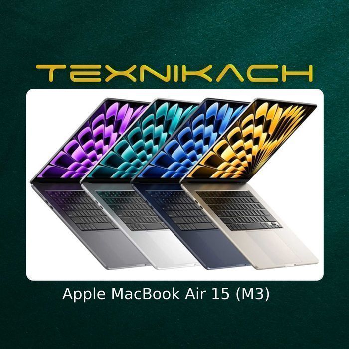 Новый • Apple MacBook Air 15 (M3) • 8/16/24/256 • 8/16/24/512•Доставка