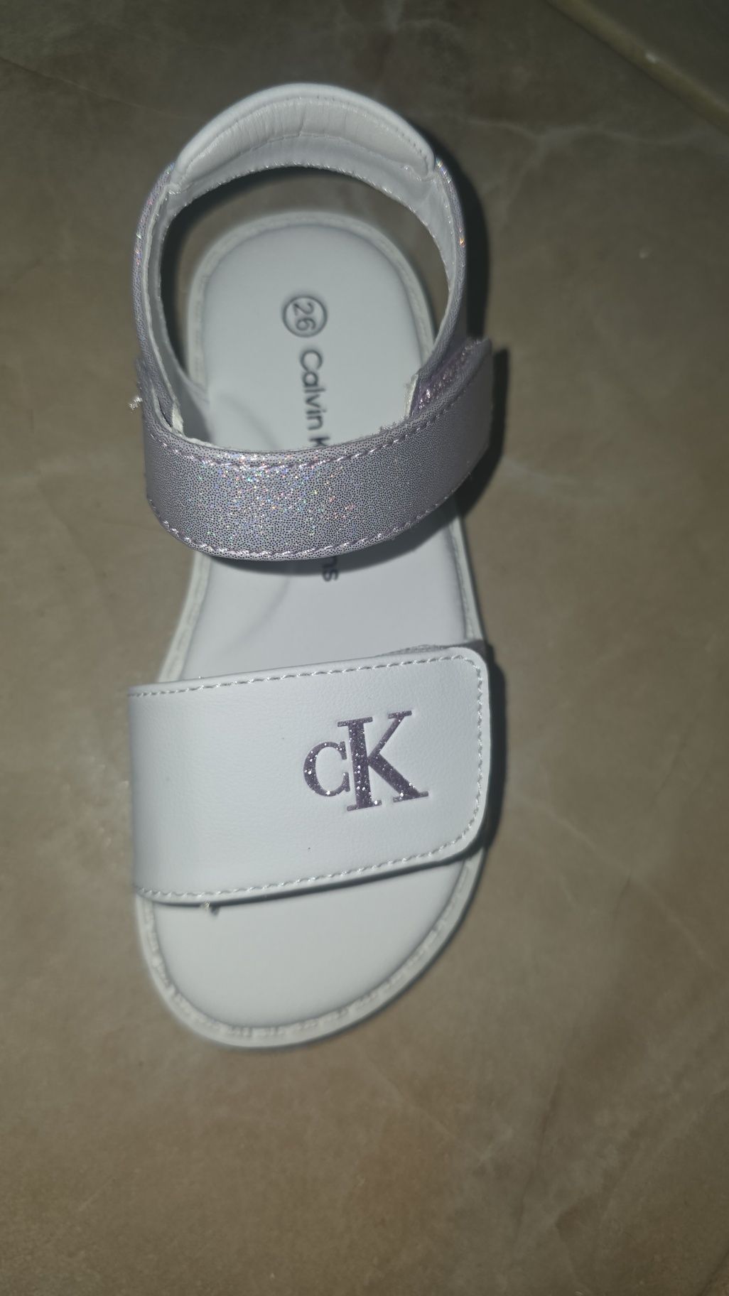 Sandale fetite Calvin Klein, nr 26,noi