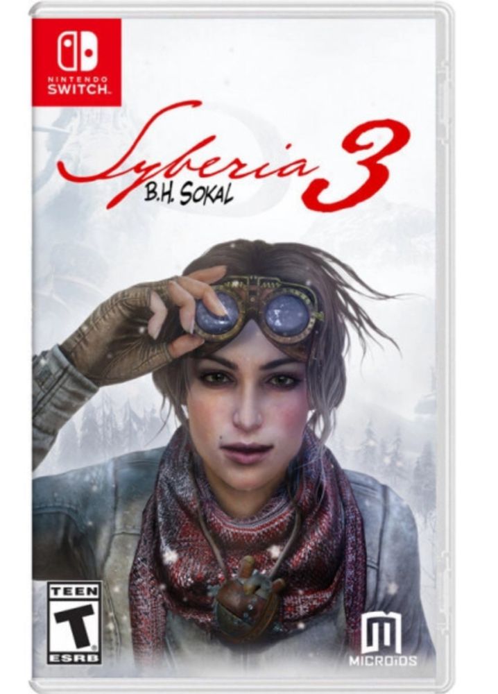 Siberia 3 картридж для nintendo switch
