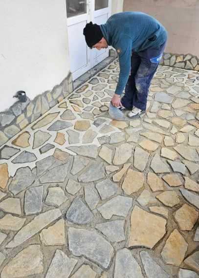 Piatra decorativă rezistentă pentru alei și ziduri rustice